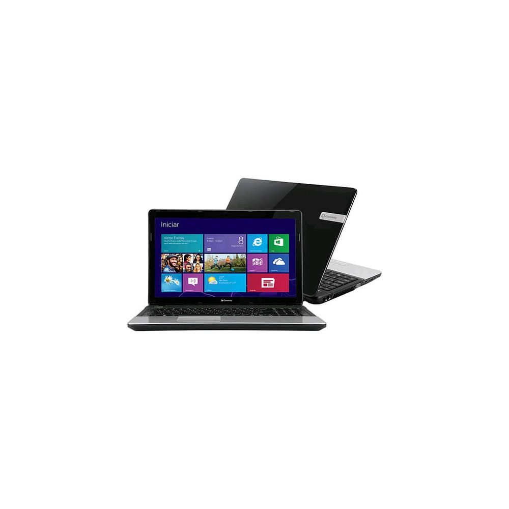 Notebook Gateway NE56R12B com Intel Core i3 2GB 500GB LED 15.6